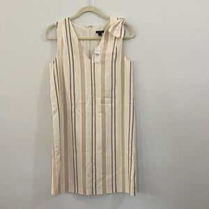3/$15 NWT Ann Taylor Factory Striped Dress - Cream, Tan, Red, Blue
